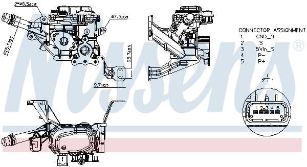 Modul-EGR NISSENS ** FIRST FIT ** 98534