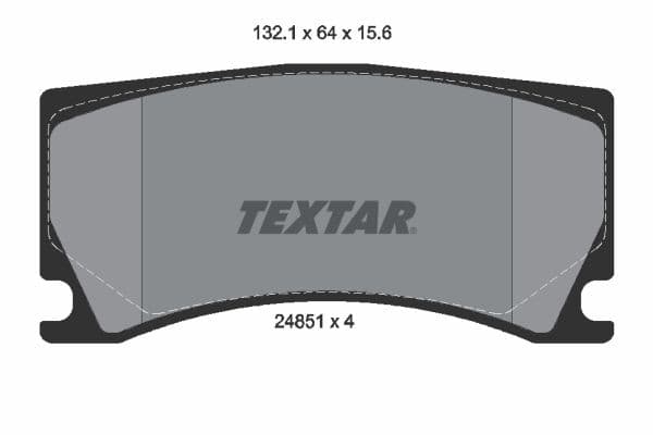 set placute frana,frana disc TEXTAR Q+ 2485101