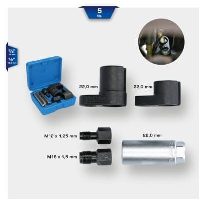 Set chei tubulare, sonda lambda KS TOOLS BT601000