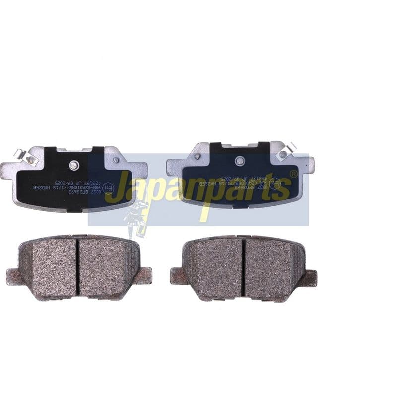 set placute frana,frana disc JAPANPARTS PP-0037AF