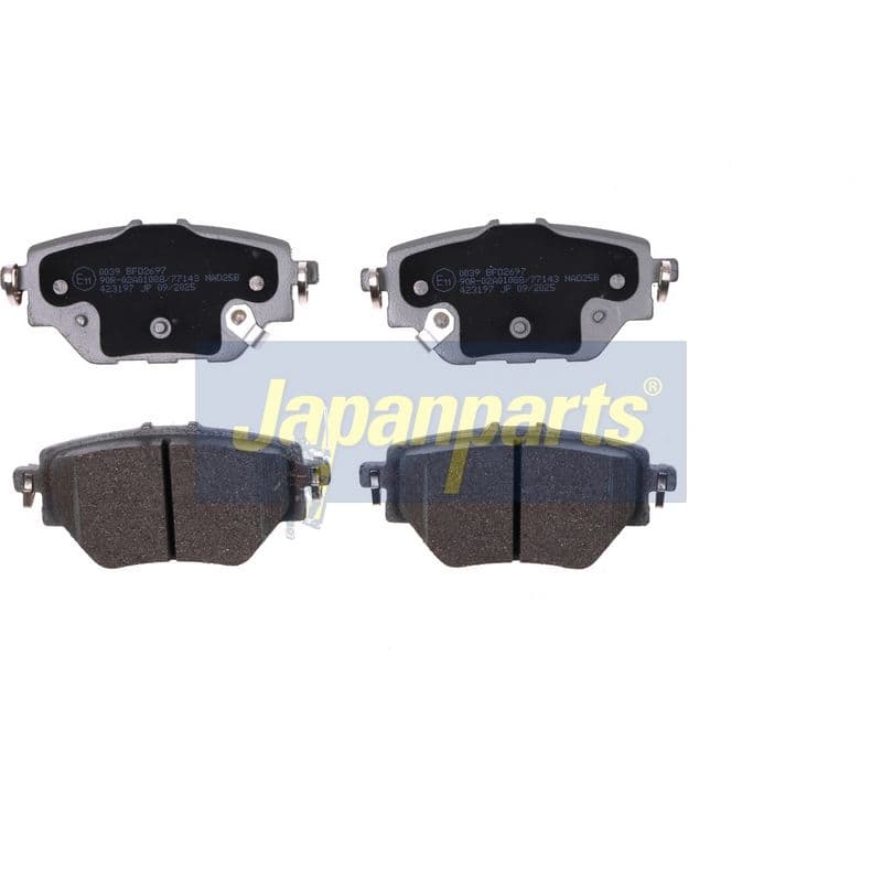 set placute frana,frana disc JAPANPARTS PP-0039AF