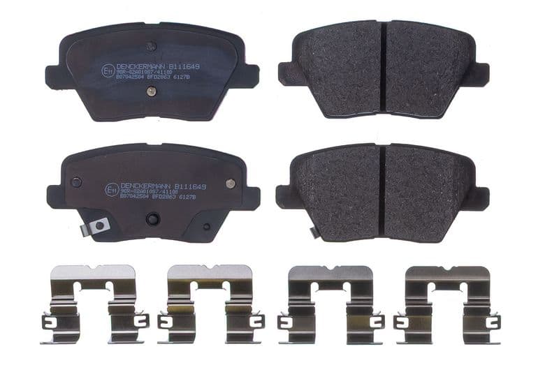 set placute frana,frana disc DENCKERMANN B111649