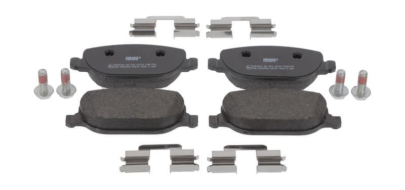 set placute frana,frana disc FERODO PREMIER ECO FRICTION FDB1796
