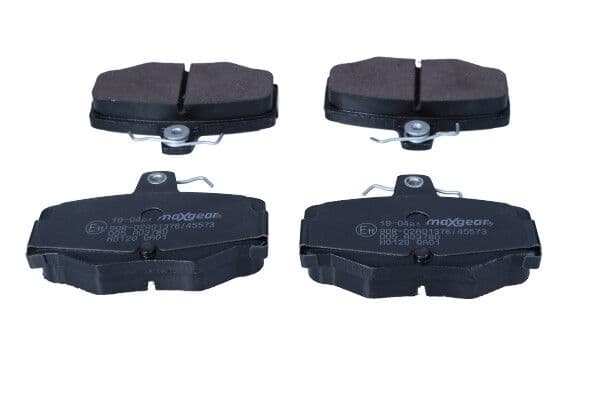 set placute frana,frana disc MAXGEAR 19-0421