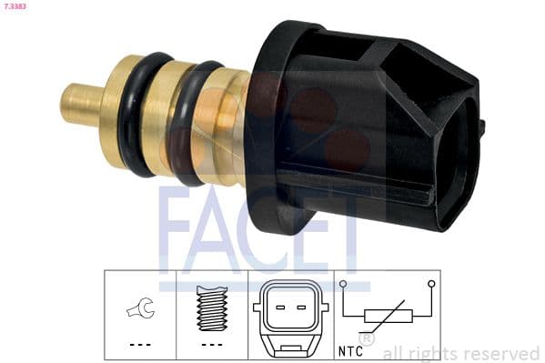 senzor,temperatura combustibil FACET Made in Italy - OE Equivalent 7.3383