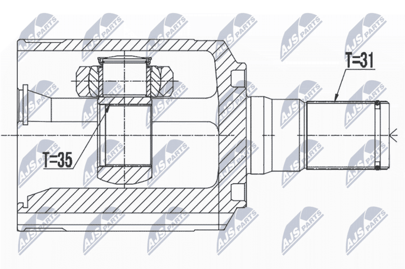 Set articulatie, planetara NTY NPW-HY-525