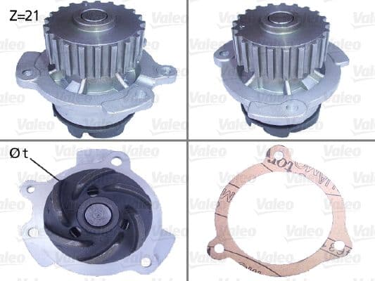 Pompă de apă, răcire motor VALEO 506151