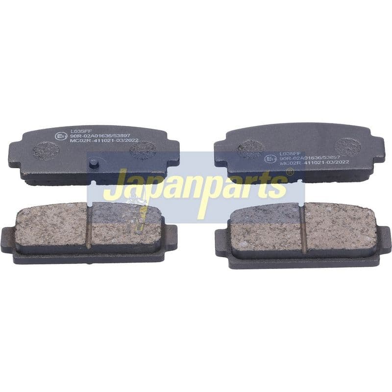 set placute frana,frana disc JAPANPARTS PP-MC02