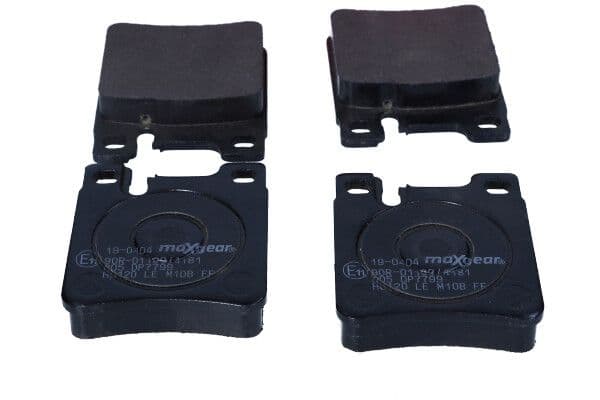 set placute frana,frana disc MAXGEAR 19-0404