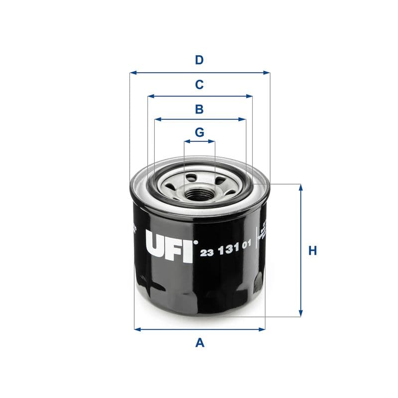 Filtru ulei UFI 23.131.01
