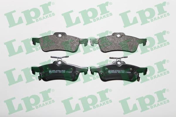 set placute frana,frana disc LPR 05P1458