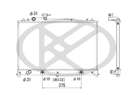 Radiator, racire motor KOYORAD PL061987