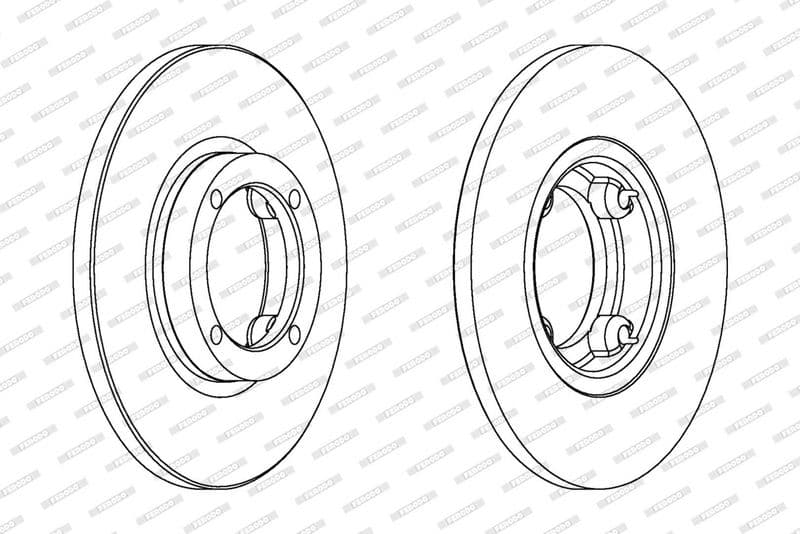 Disc frana FERODO PREMIER DDF1076C