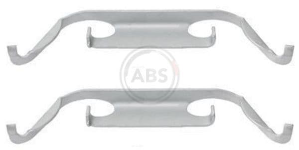 Set accesorii, placute frana ABS 1222Q