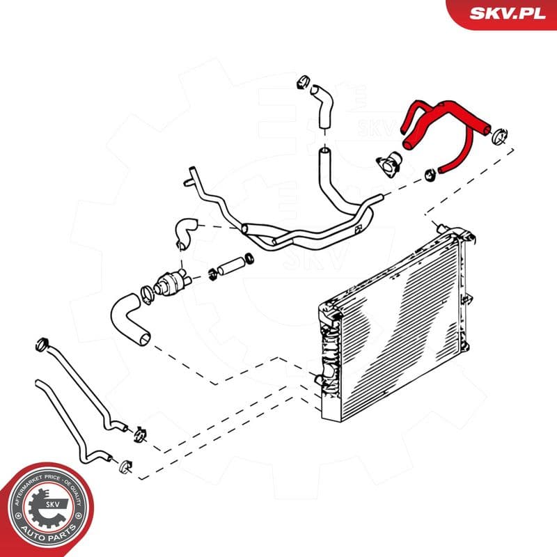 Furtun radiator ESEN SKV 24SKV288