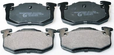 set placute frana,frana disc DENCKERMANN B111266