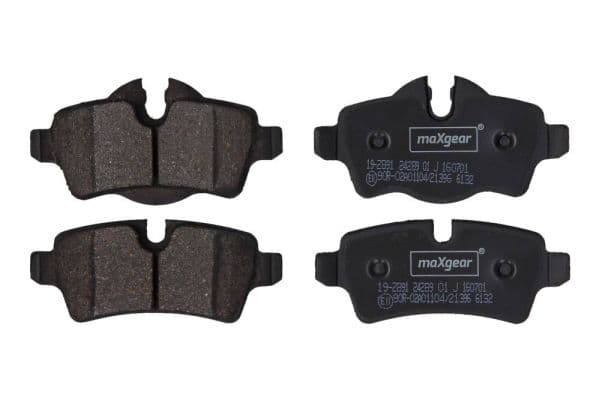 set placute frana,frana disc MAXGEAR 19-2891