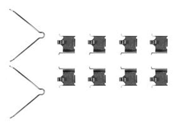 Set accesorii, placute frana TRW PFK328