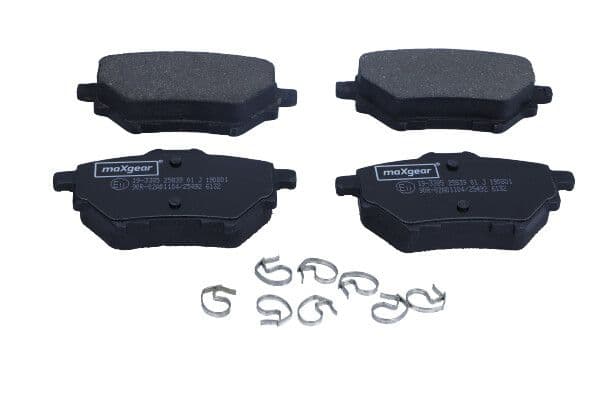 set placute frana,frana disc MAXGEAR 19-3385