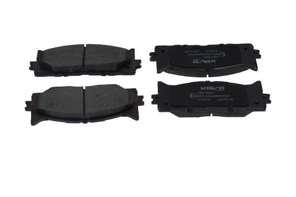 set placute frana,frana disc KAVO PARTS KBP-9087