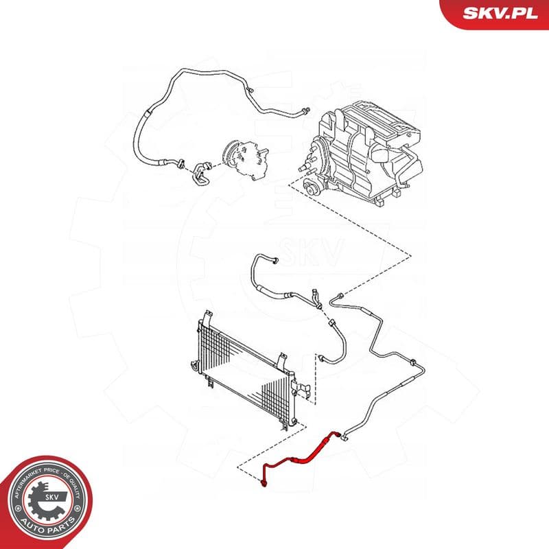 conducta inalta presiune,aer conditionat ESEN SKV 43SKV535