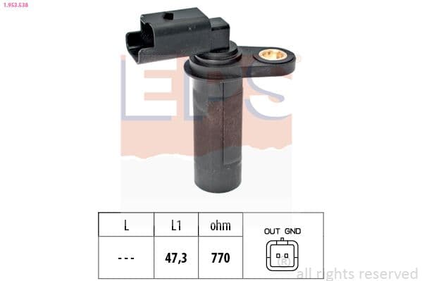 Senzor impulsuri, arbore cotit EPS Made in Italy - OE Equivalent 1.953.538