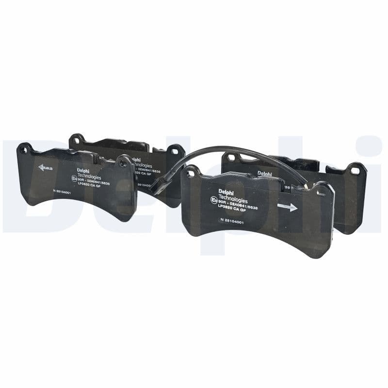 set placute frana,frana disc DELPHI LP3820