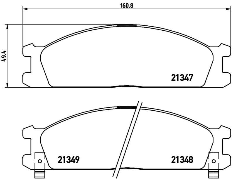 set placute frana,frana disc BREMBO PRIME LINE P 24 026
