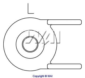 Regulator, alternator WAI Transpo IB248