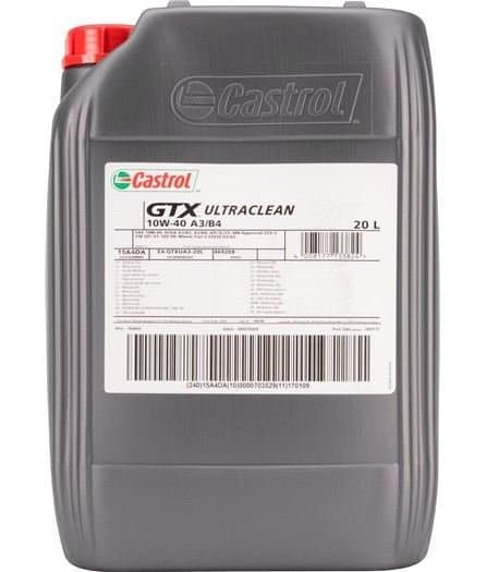 Ulei de motor CASTROL GTX Ultraclean 10W-40 A3/B4 20L