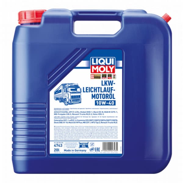 Ulei motor LIQUI MOLY Leichtlaf Truck 10W-40 20L