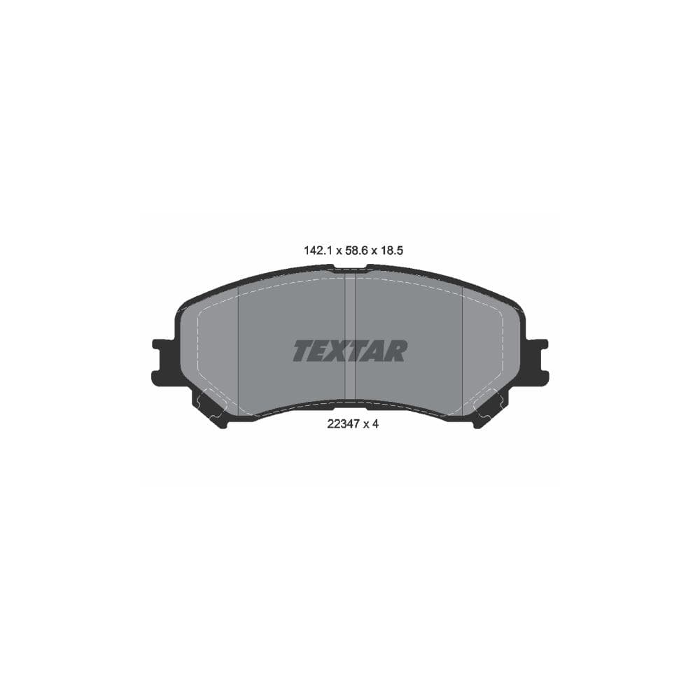 Set placute frana disc TEXTAR 2234701