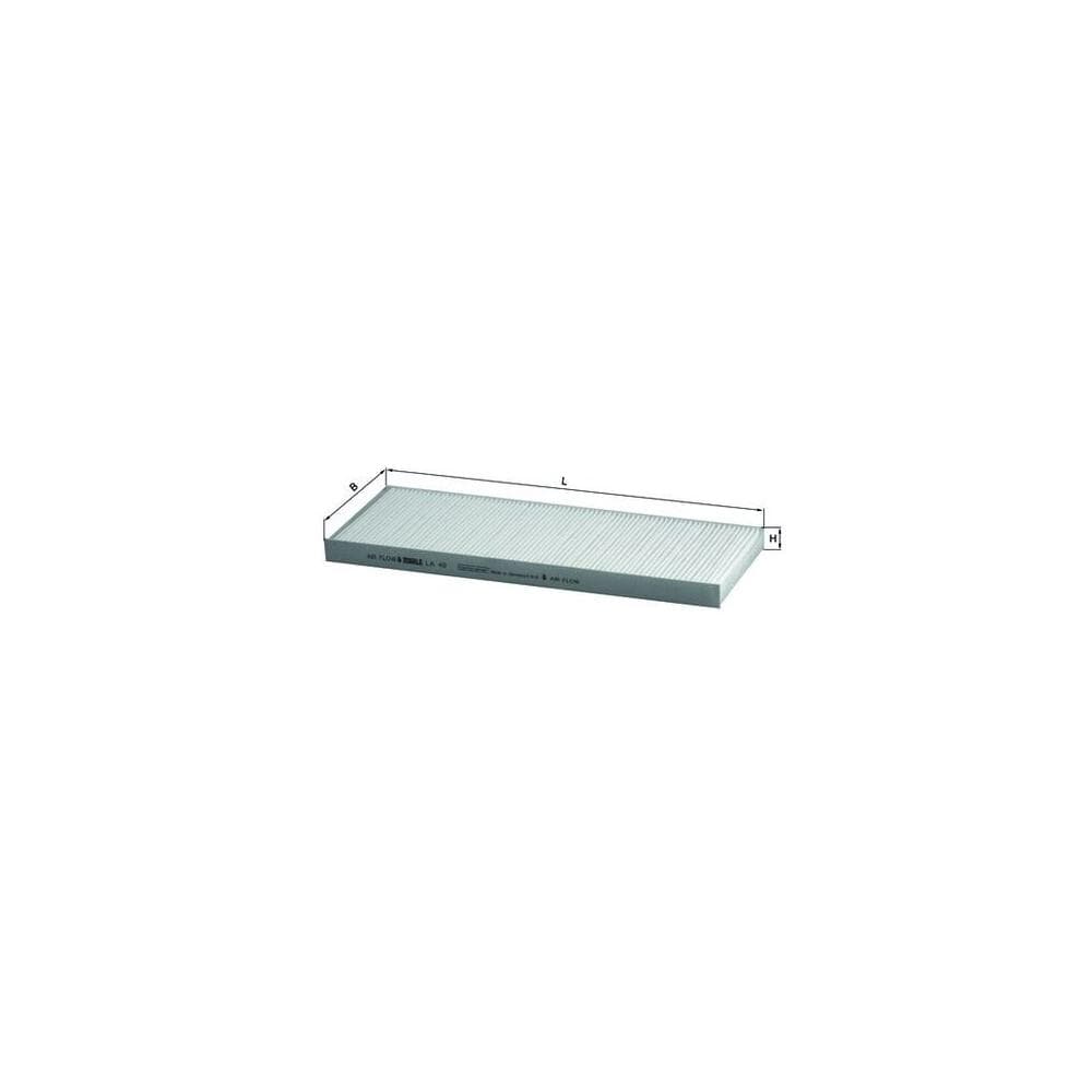 Filtru habitaclu MAHLE LA 49