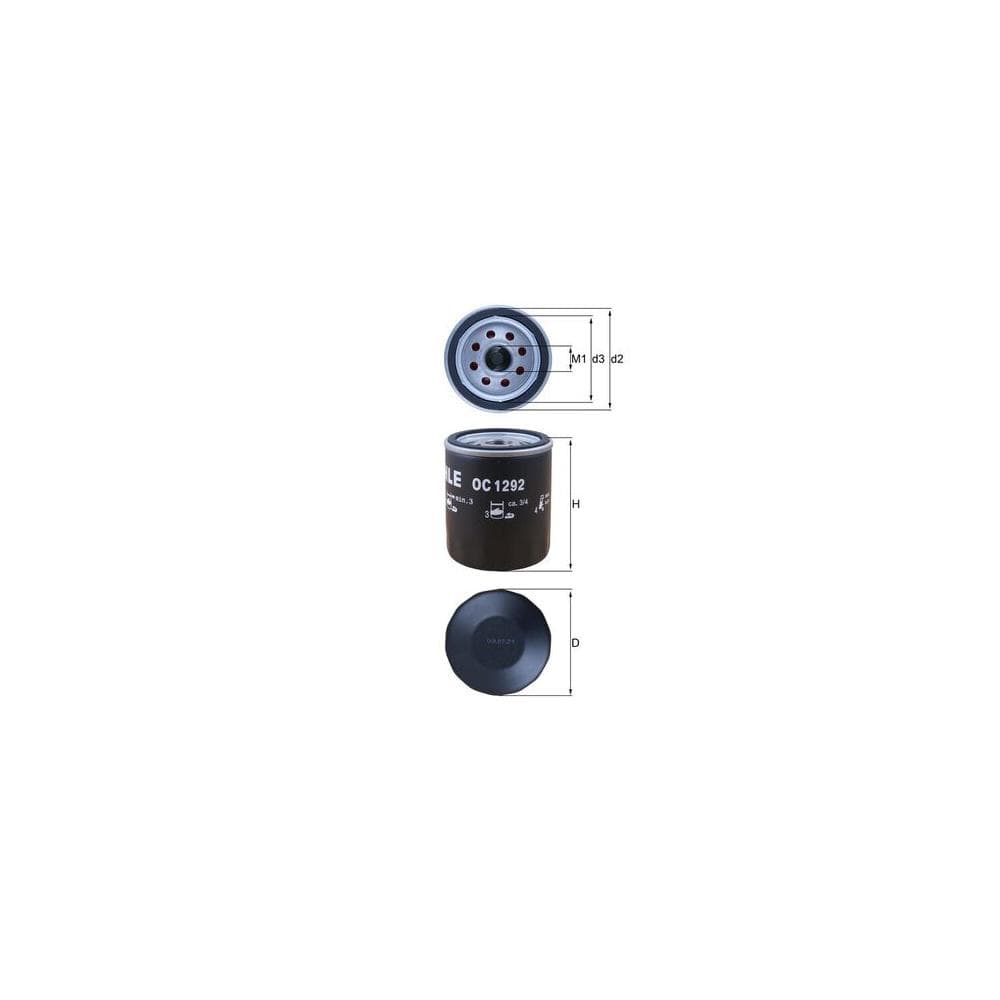 Filtru ulei MAHLE OC 1292