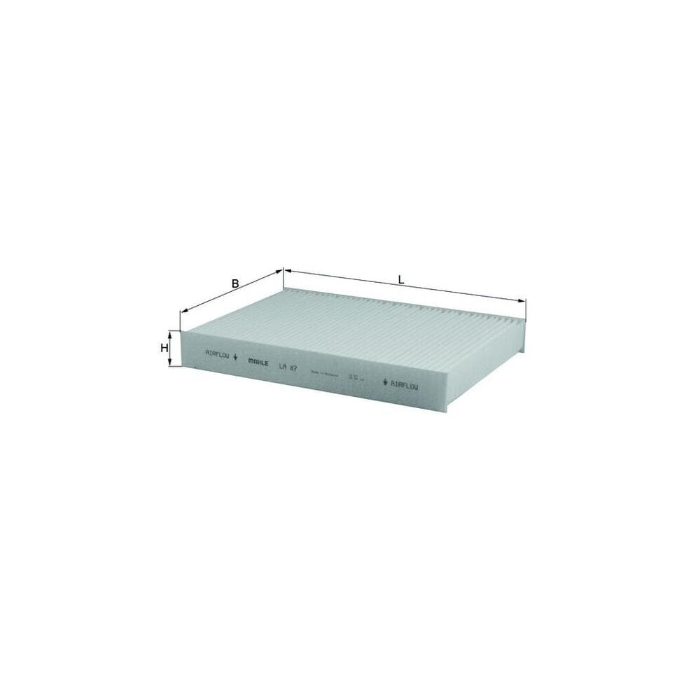 Filtru habitaclu MAHLE LA 87