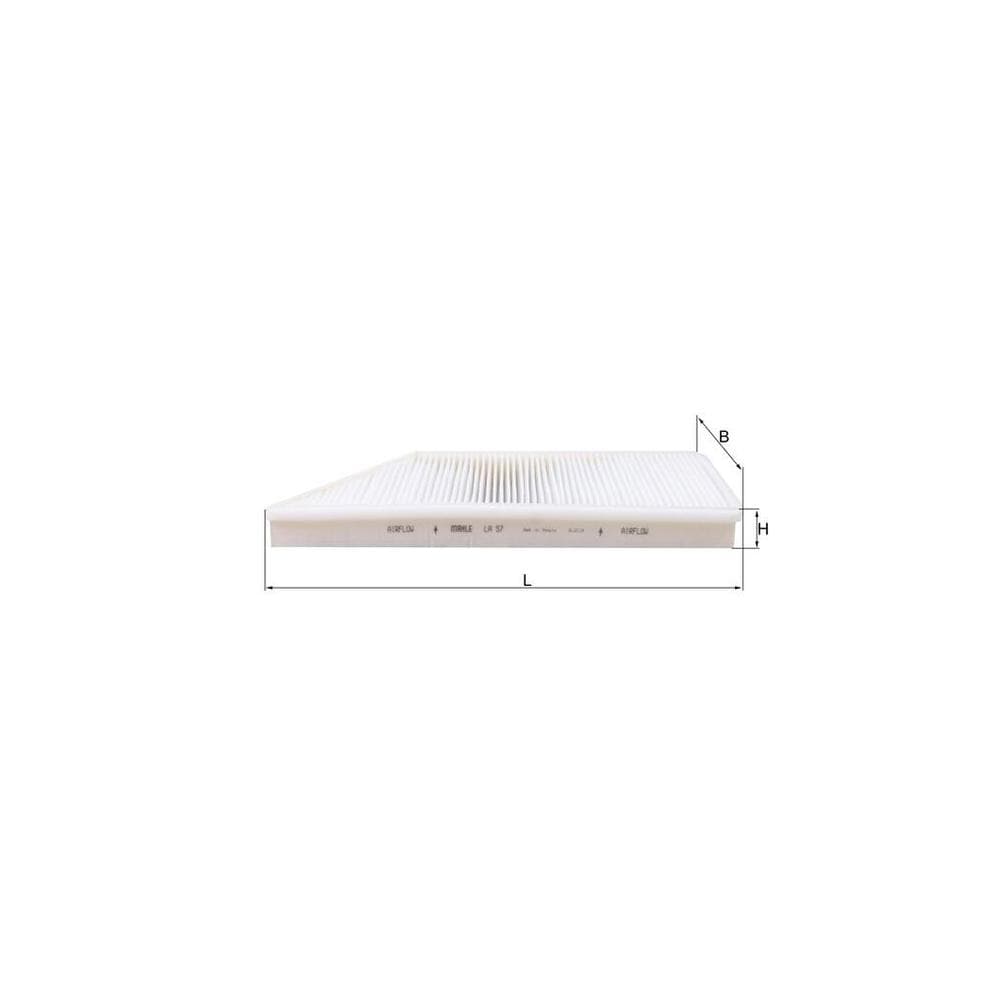 Filtru habitaclu MAHLE LA 57