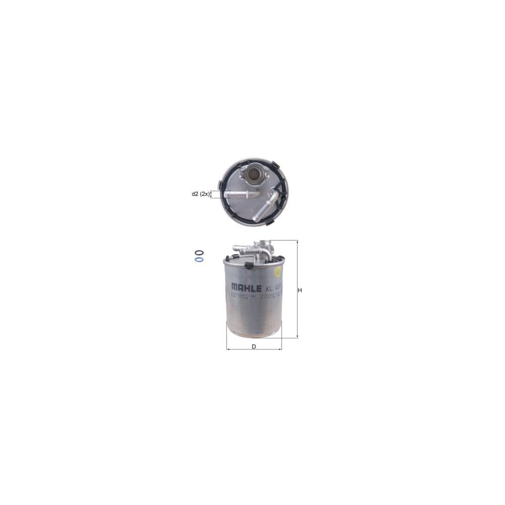 Filtru combustibil MAHLE KL 497D