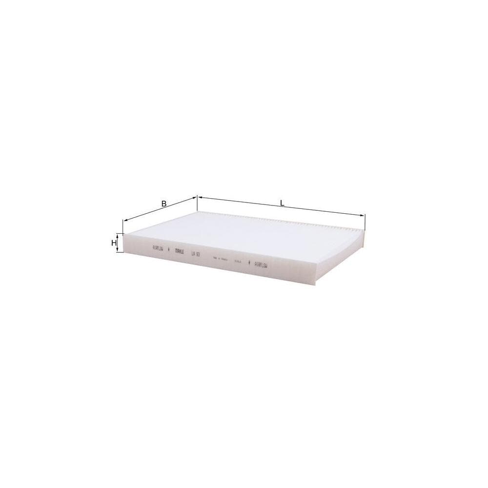 Filtru habitaclu MAHLE LA 93
