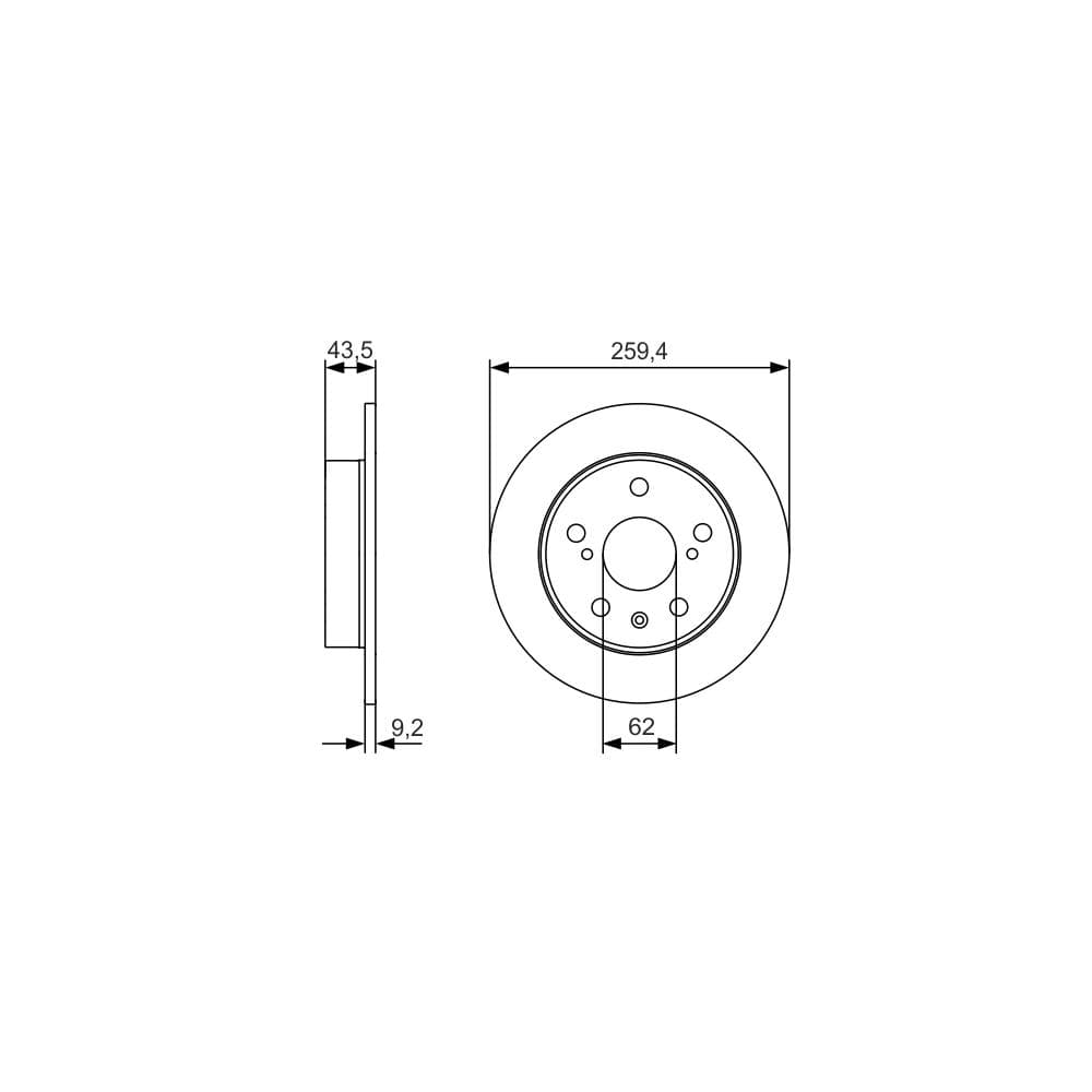 Disc frana BOSCH 0 986 479 C44
