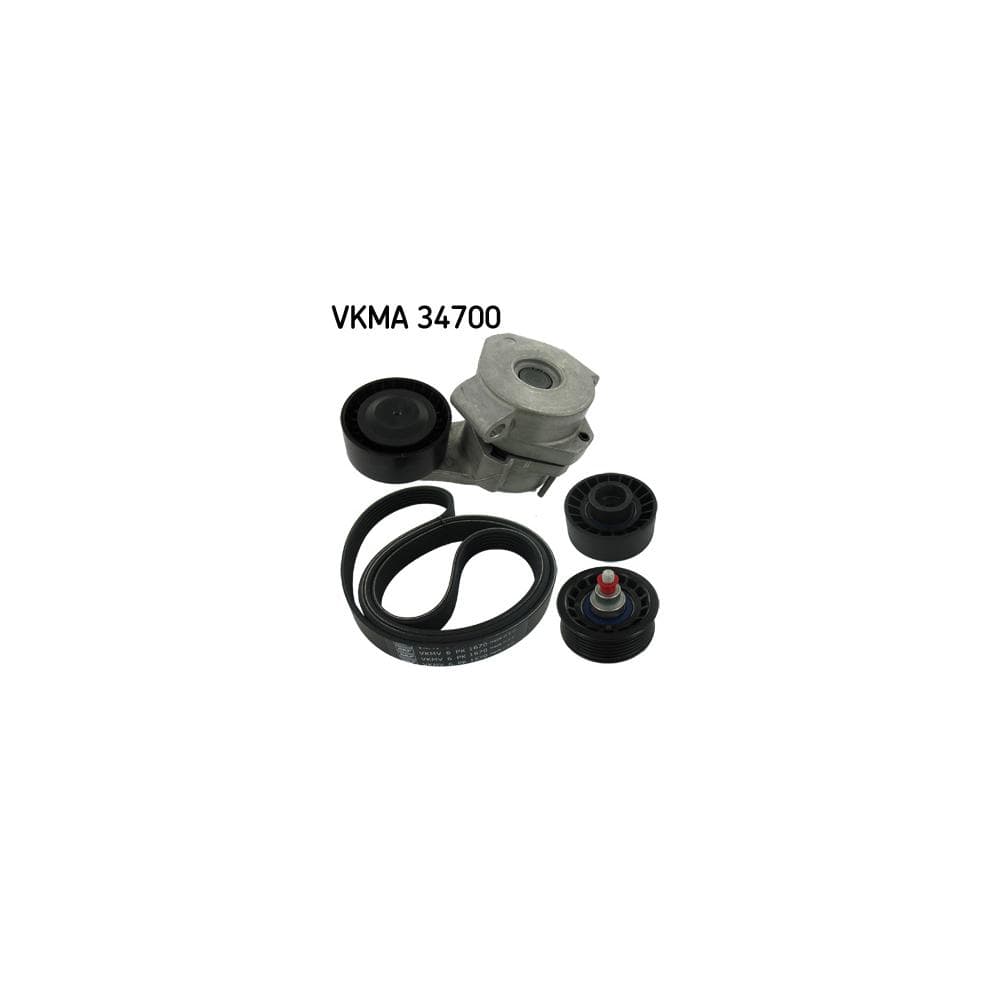 Set curea transmisie cu caneluri SKF VKMA 34700