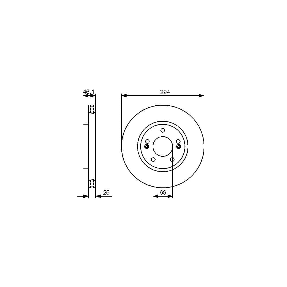 Disc frana BOSCH 0 986 479 434