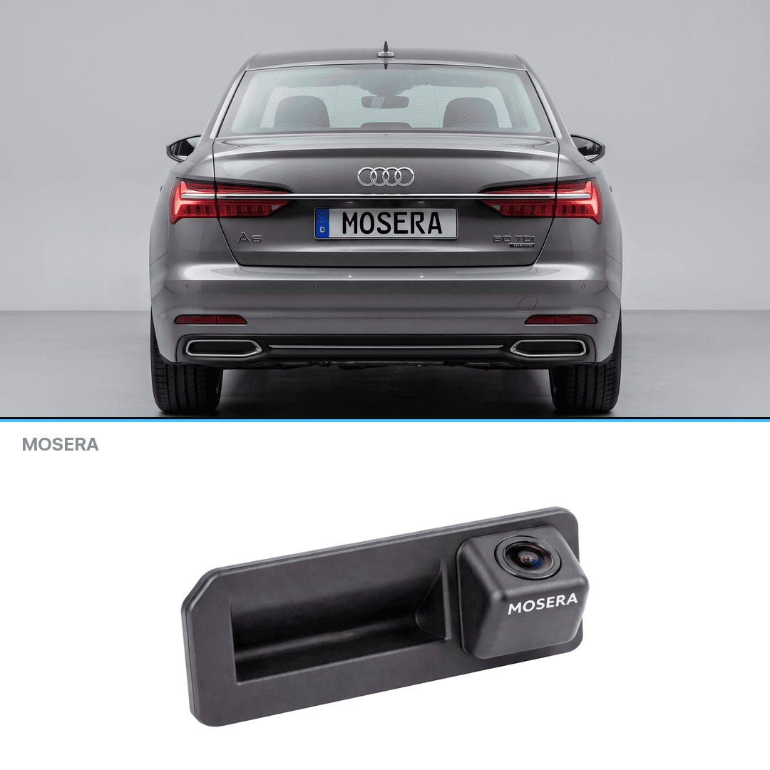 Cameră marșarier Audi A6 C8 2019+ în mâner AHD 1080P NTSC MOSERA