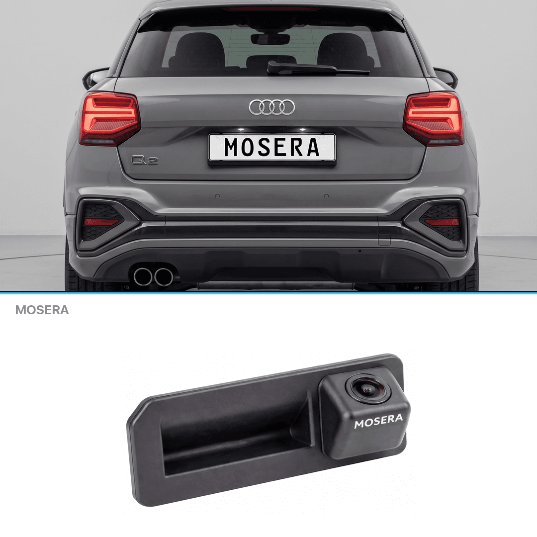 Cameră marșarier Audi Q2 2017+ în mâner AHD 1080P NTSC MOSERA