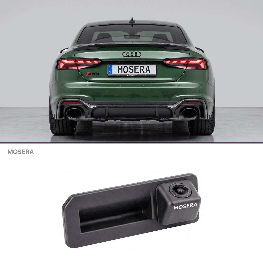 Cameră marșarier Audi RS5 F5 2018+ în mâner AHD 1080P NTSC MOSERA