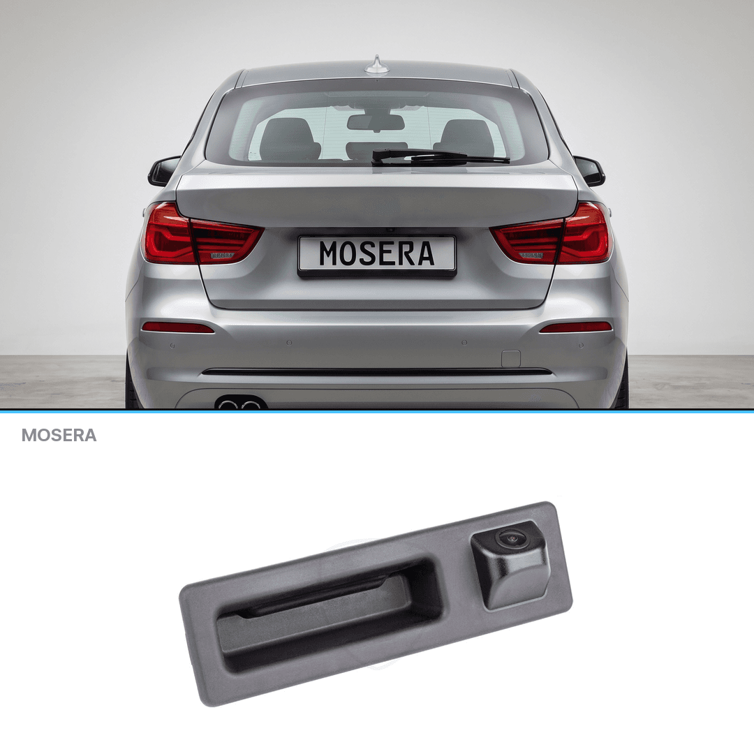 Cameră marșarier BMW Seria 3 Gran Turismo 2012-2017 în mâner AHD 1080P NTSC MOSERA