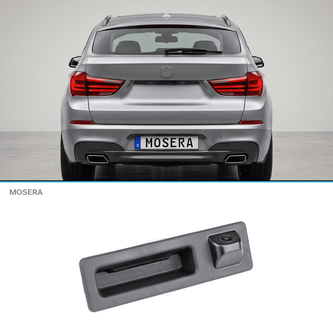 Cameră marșarier BMW Seria 5 Gran Turismo 2009-2017 în mâner AHD 1080P NTSC MOSERA