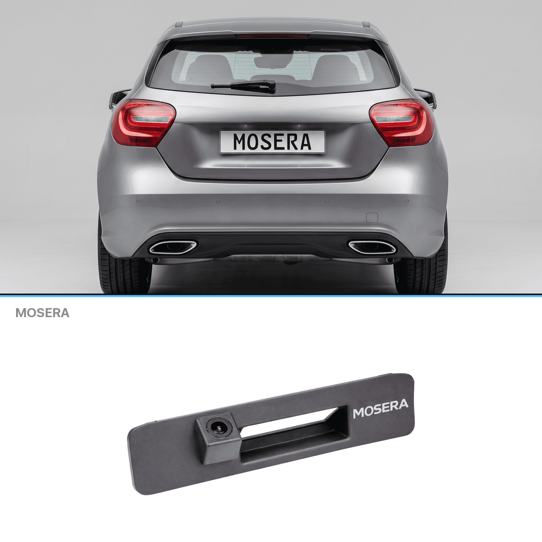 Cameră marșarier Mercedes-Benz Clasa A W176 2012-2018 în mâner AHD 1080P NTSC MOSERA