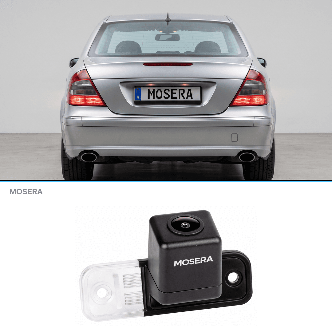 Cameră marșarier Mercedes-Benz Clasa E W211, S211 2002-2009 AHD 1080P NTSC MOSERA