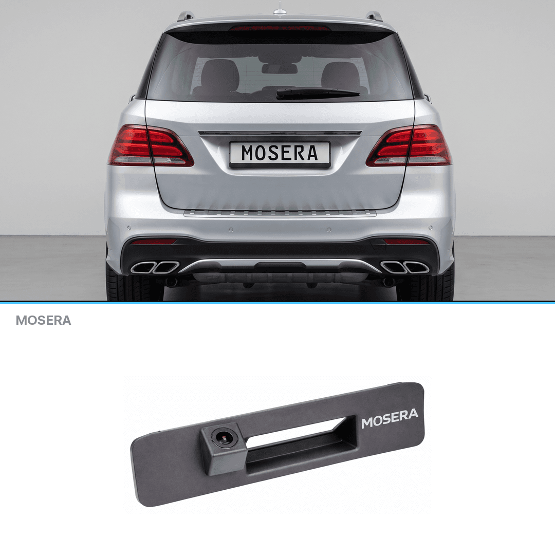 Cameră marșarier Mercedes-Benz Clasa GLE ML W166 2011-2019 în mâner AHD 1080P NTSC MOSERA