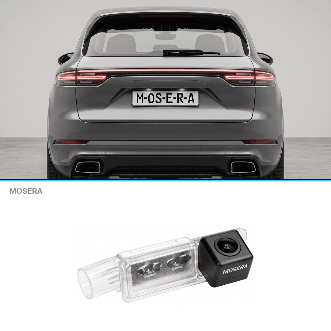 Cameră marșarier Porsche Cayenne gen3 2017+ AHD 1080P NTSC MOSERA